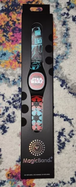 NEW Disney Parks Star Wars Darth Vader Empire Black Magic Band Plus Unlinked