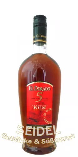 El Dorado 5 Jahre Demerara Rum 0,7 ltr.