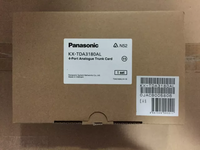 Panasonic LCOT4 4 Port CO KX-TDA3180AL | Brand New