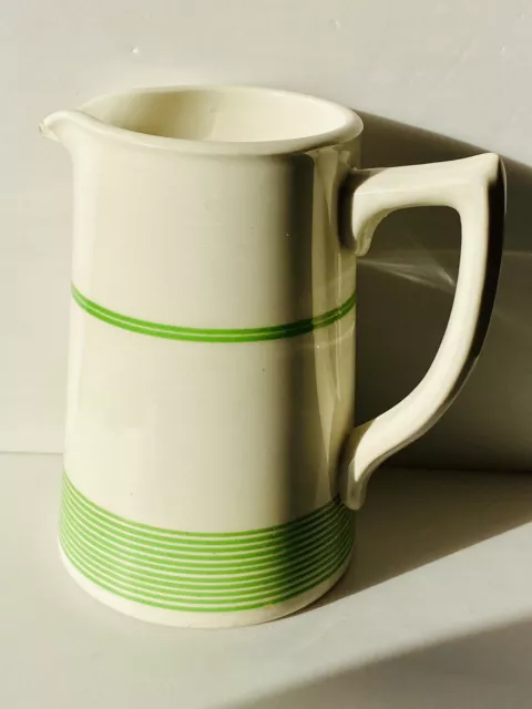 James Sadler & Son's  ‘Kleen Kitchen Ware’ Milk Jug pastel green 1930's