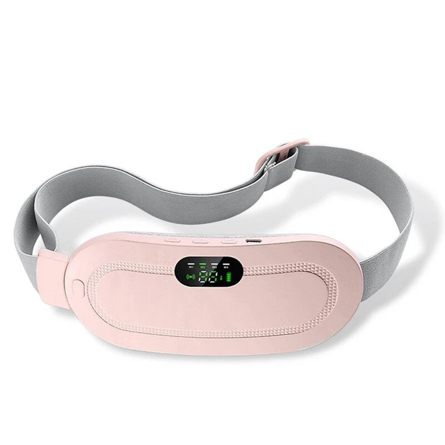 Almohadilla térmica menstrual cálido cinturón útero alivio cintura vibratoria A U4K5