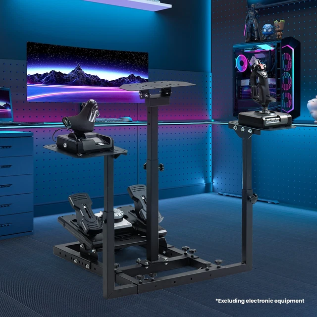 SUPLLUEER FLIGHT SIMULATOR Cockpit Stand Fit Thrustmaster HOTAS Warthog ...