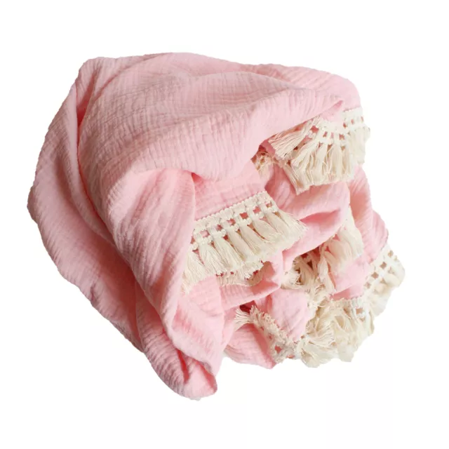 Baby Swaddle Wrap sanfte Fotografie Requisiten einfarbig Baumwolle Baby empfangen