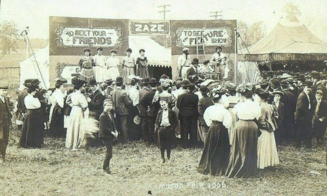 Antique Circus Sideshow Photo 980b Oddleys Strange & Bizarre