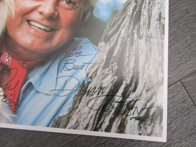 Danny La Rue Drag Legend Singer & Comedian Original Hand Signed Photo 3