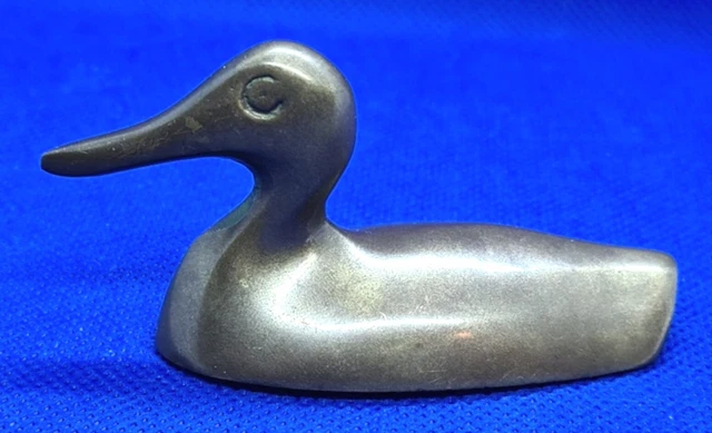 Art Decó Figura de Bronce Pato Um 1920 O538