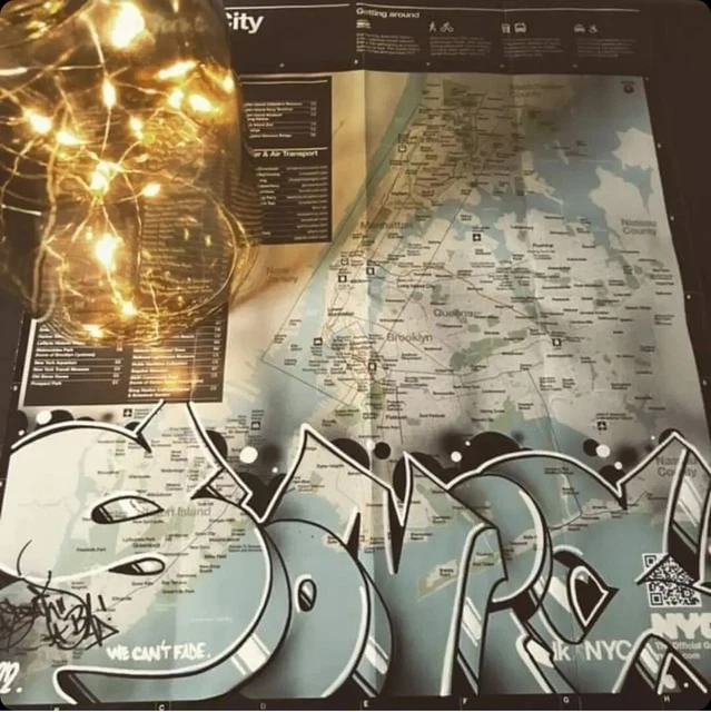 NOTCH 56 (bronx) graffiti , sketch sur papier signé et daté 2021