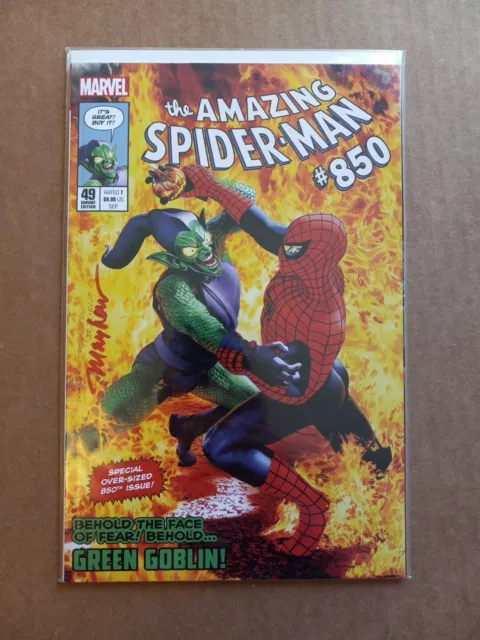 Amazing Spider-Man #850 Signed Mike Mayhew Variant Cover A With COA