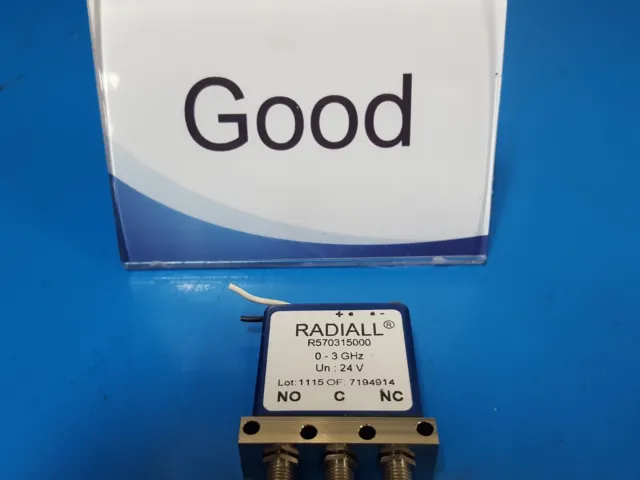 Radiall_R570315000: RF COAXIAL SWITCH 3GHz / 24V (5)
