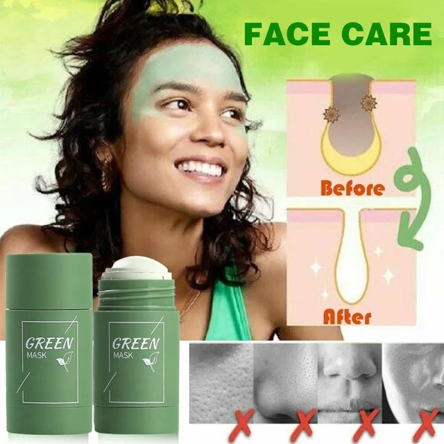 Maschera viso pulizia profonda tè verde controllo olio melanzane nuova maschera rimozione M1F1