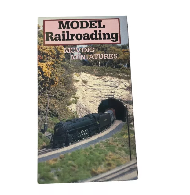 Model Railroading Moving Miniatures VHS Trains Model Railroad