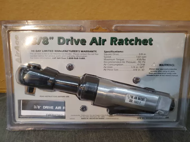 AirAce 3/8” Air Ratchet (V#3200) SER. 9803 Y