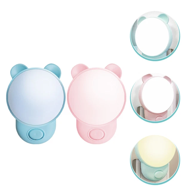 2 pz lampada orso luci notturne all'interno luce notturna da indossare inserimento