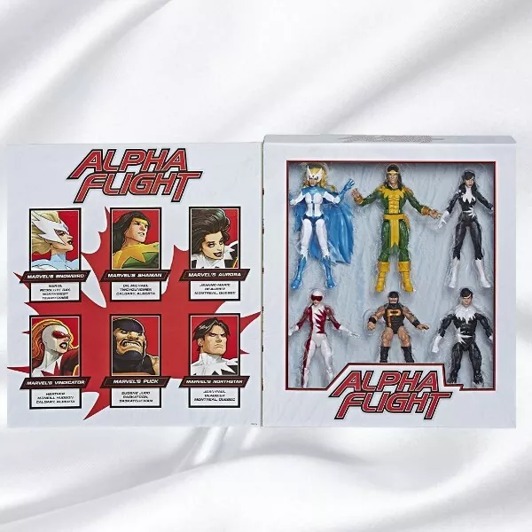 Coffret Collector Alpha Flight Marvel Legends NEW IN BOX 3