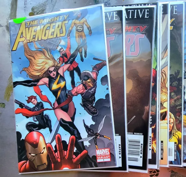 🔥🔥MIGHTY AVENGERS Vol 1 Lot of 30 comic (Marvel 2007-2010)  NM, High Grade🔥🔥