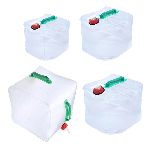 Rétroviseurs Ronds Classique Réservoir Eau Camping 15L MagiDeal - Avec Robinet Et Poignée | PC Robuste Pour Randonnée Et BBQ Bidon Eau Robinet Camping