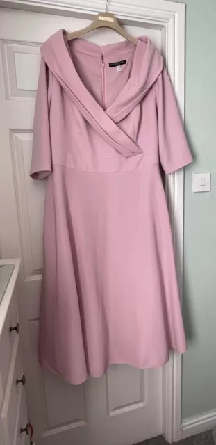 Veni Infantino Ronald Joyce Mother of the Bride Rose Pink Occasion Dress Size 22