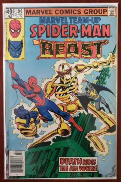 Marvel Comics Group Marvel Team Up Spiderman and The Beast #90 1980