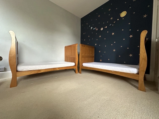 Izziwotnot bailey sleigh cot bed hot sale