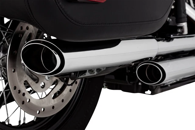 Vance & Hines Twin Slash 3" Chrome Slip-On Mufflers (16379)