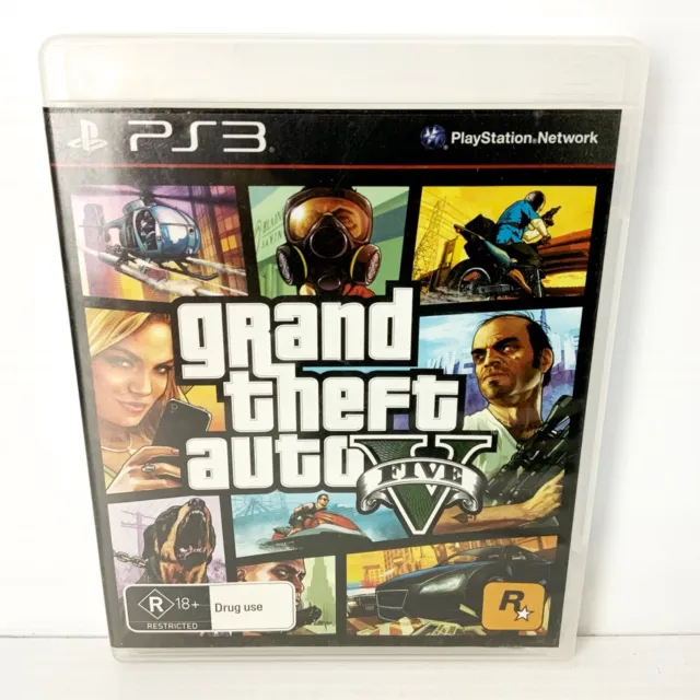 Grand Theft Auto V - GTA 5 - With Map & Manual - Playstation 3