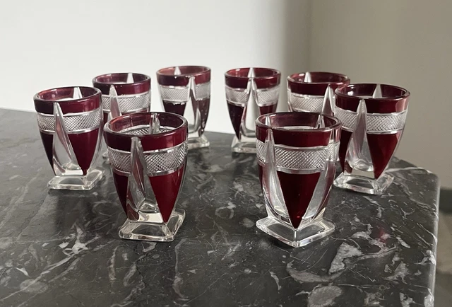 Coupe à champagne en cristal de Baccarat Lagny doré | GSLR Antiques