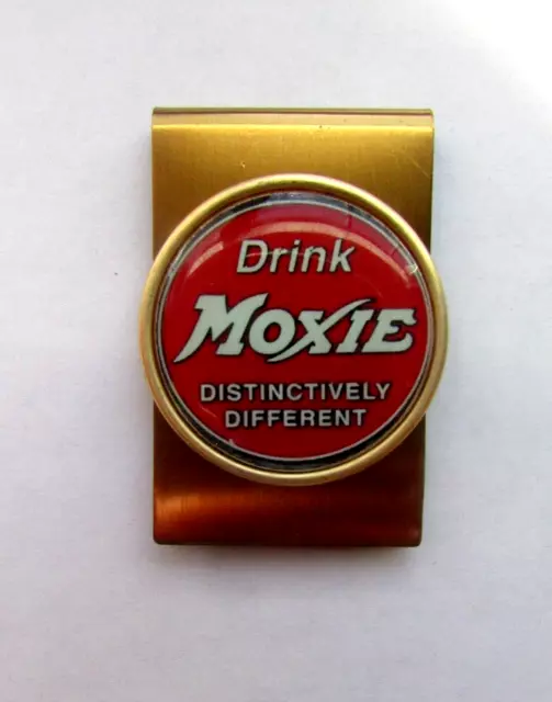 Moxie Soda Money Clip, Drink Moxie Logo Money Clip, Moxie cola money clip