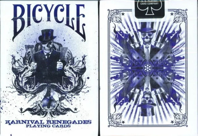 2 Mazzi Carte Da Gioco Bicycle Karnival Renegades Poker Playing Cards 2 Decks