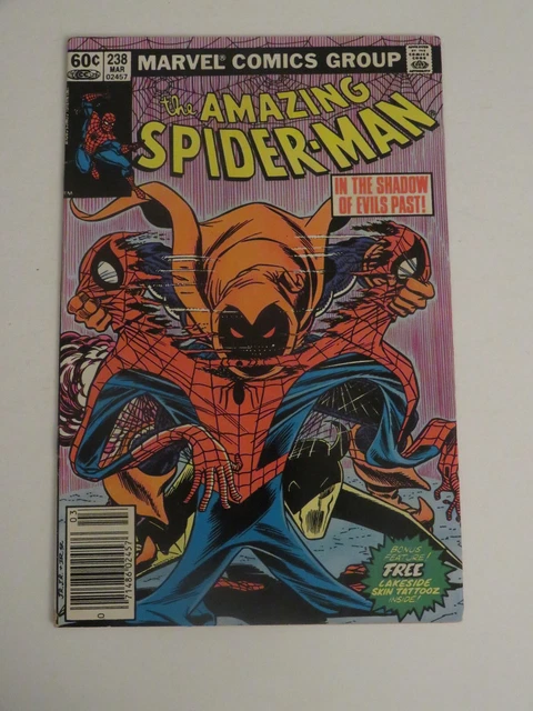 AMAZING SPIDER-MAN #238 Fine+ 1st Hobgoblin NO TATTOOZ Newsstand Edition
