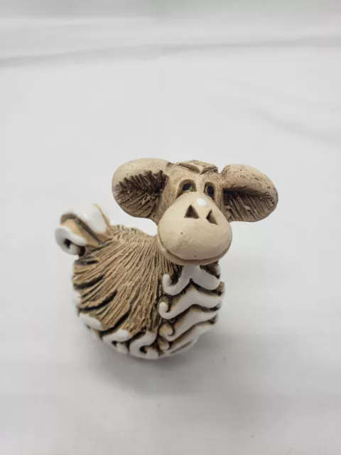 Artesania Rinconada Uruguay Clay Art Sculpture Pottery Alpaca / Llama Figurine