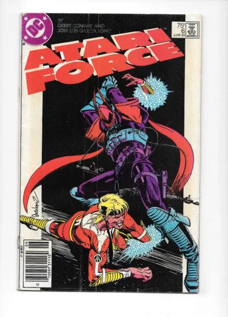 Atari Force #6B 1984 VF- Newsstand Canadian Price Variant DC Comics