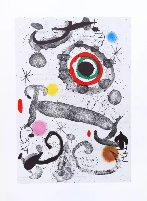 Joan Miro, L'Astre Du Marecage, Offset Lithographie