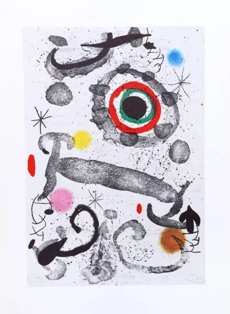 Joan Miro, L' Astre Du Marecage, Offset Litografía