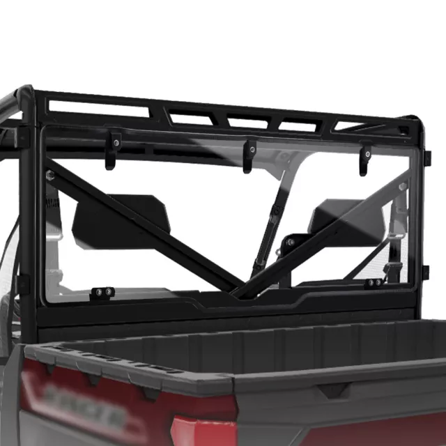 UTV Rear Windshield Polycarbonate for Polaris Ranger XP 900 /1000 /Crew 2017-23