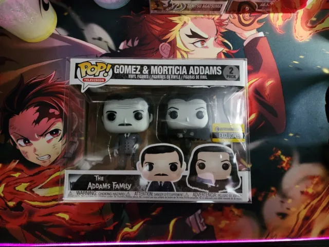 Funko Pop! Vinyl: The Addams Family - Morticia and Gomez Addams 2-Pack EE