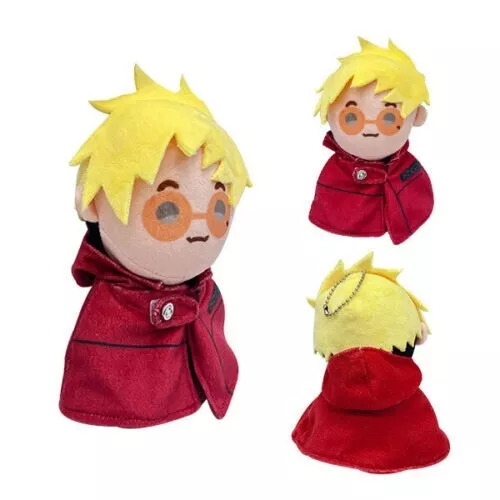 Cosplay TRIGUN STAMPEDE Plush Vash the Stampede Pendant Soft Stuffed Doll 16cm