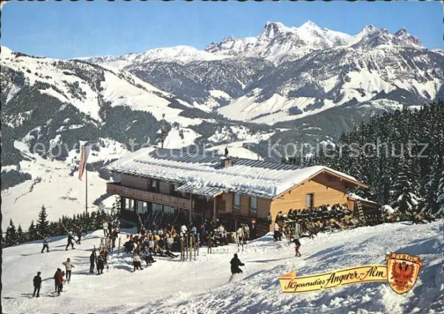 72296485 St Johann Tirol Skiparadies Angerer Alm am Kitzbueheler Horn Loferer St