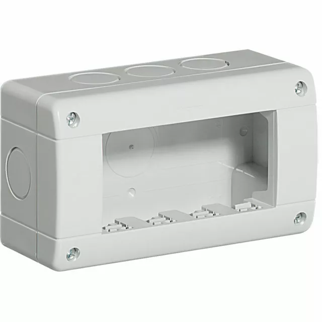 Bticino 24404 Custodia Ip40 Base E Coperchio - Per 4 Moduli Luna Livinglight