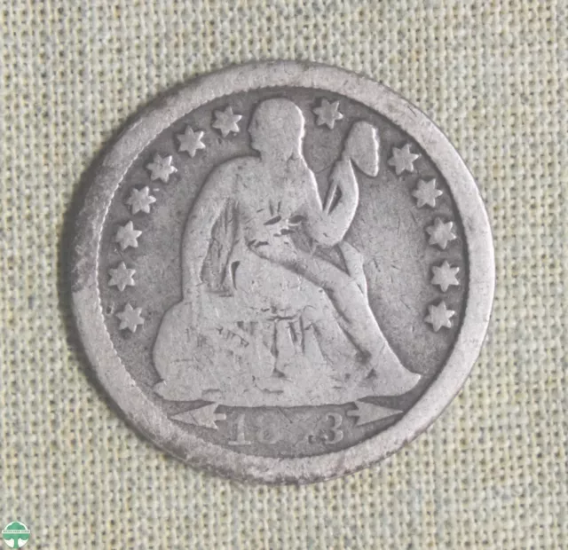 1853-O Seated Liberty Dime - Good Details