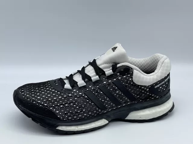 adidas Response Boost Womens Running Trainers Black M18618 UK3.5