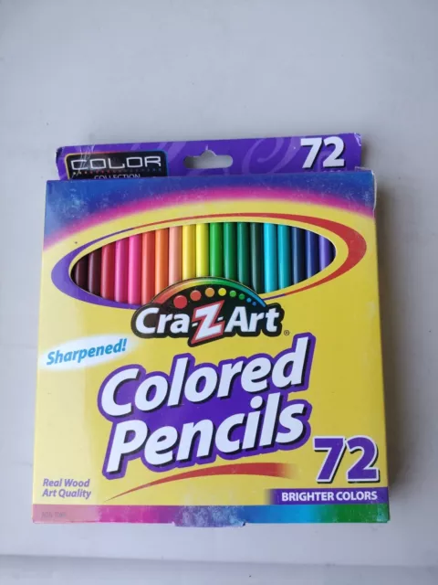 Cra-Z-Art Neon Colored Pencil Set 12 Count Assorted, New in Box