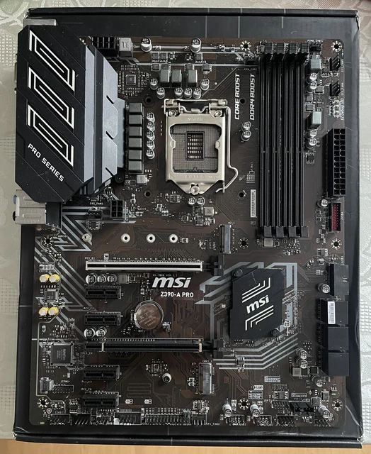 MSI Z390A PRO, LGA1151 ATX (Z390APRO) Motherboard Used Mint Condition £49.99 PicClick UK