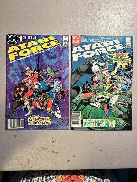 Atari Force 1 & 2 Newsstand High Grade