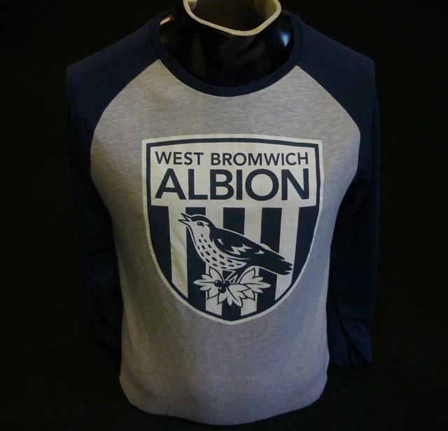 West Bromwich Albion Fußball Shirt offizielles Produkt Langarm T-Shirt Größe S