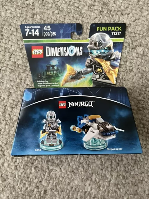 LEGO DIMENSIONS NINJAGO ZANE FUN PACK #71217 NEW in Box SEALED