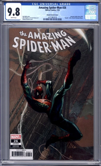 Amazing Spider-Man #26 Bianchi Variant  Death of Kamala Khan Ms. Marvel CGC 9.8