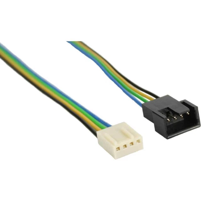 5 x prolunga cavo ventola InLine PWM 4 poli spina/presa Molex 0,3 m