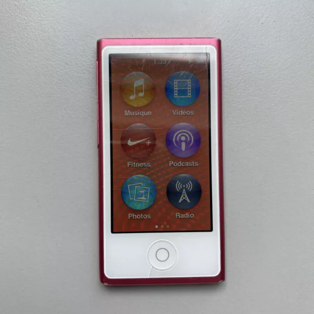 SEMI HS - Apple Ipod Nano 16go -7ème Génération  - Baladeur Mp3 - A1446 - Défaut