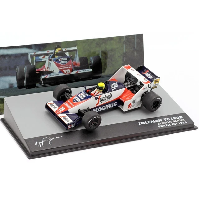 Altaya 1/43 TOLMAN F1 TG183B BRAZILIAN GP AYRTON SENNA 1984 MCLAREN AYRTON SENNA