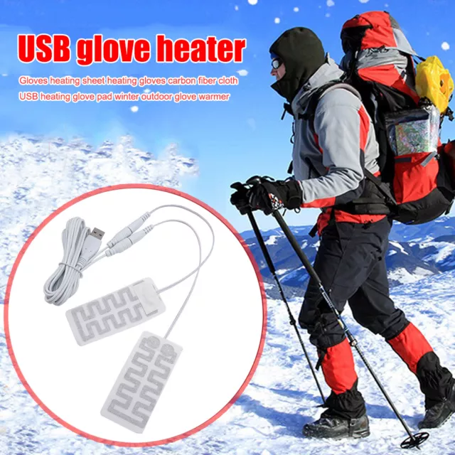 Electric Heating Pad Lightweight Electric Heating Gloves Pad 5V Winter Hand Warm